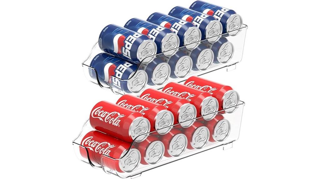 two piece soda organizer set