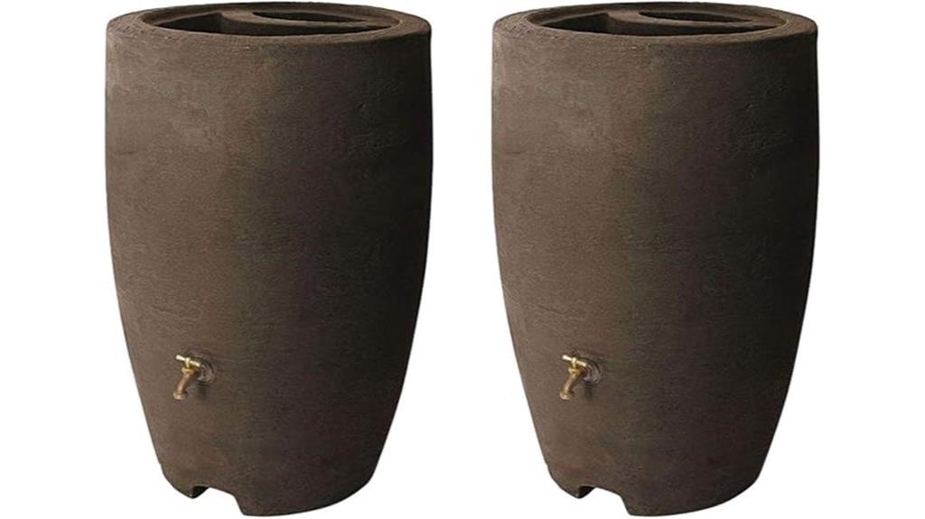 two rain barrels pack