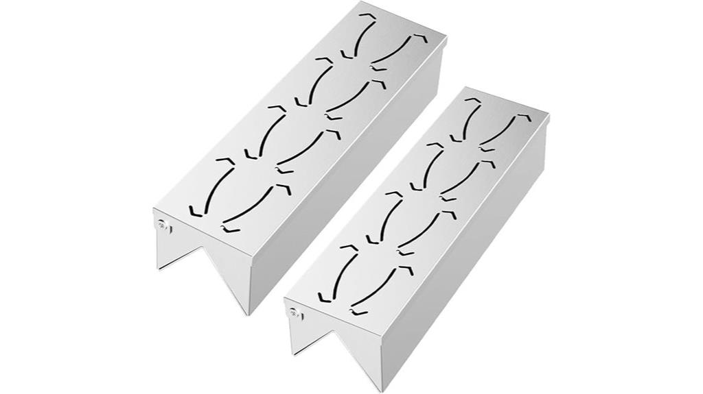 two v shaped smoke boxes