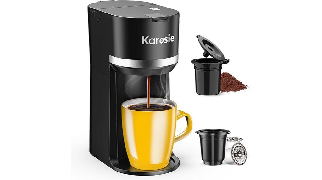 versatile single serve coffee machine