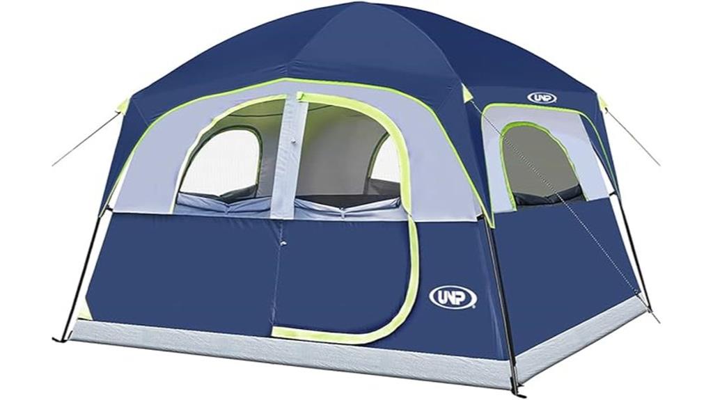 waterproof 6 person camping tent
