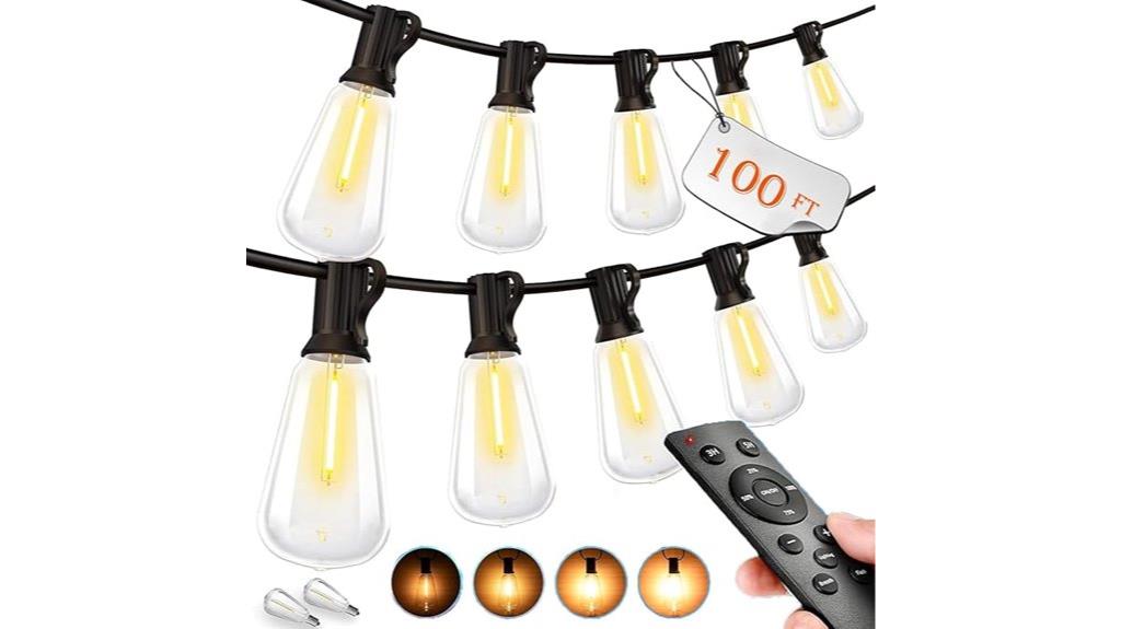 weatherproof dimmable connectable lights