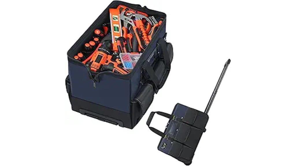 wheeled tool bag organizer