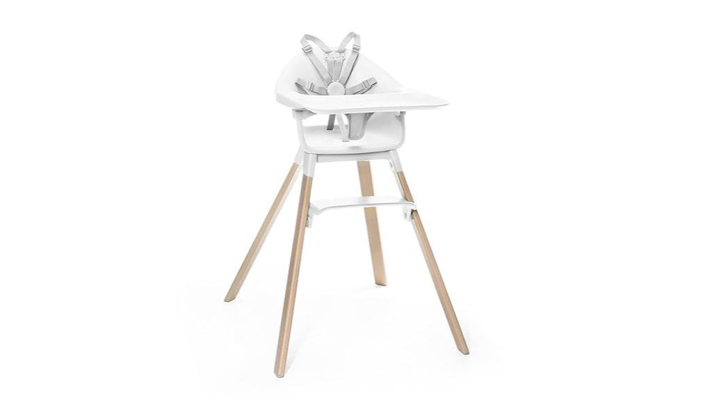 white stokke clikk chair