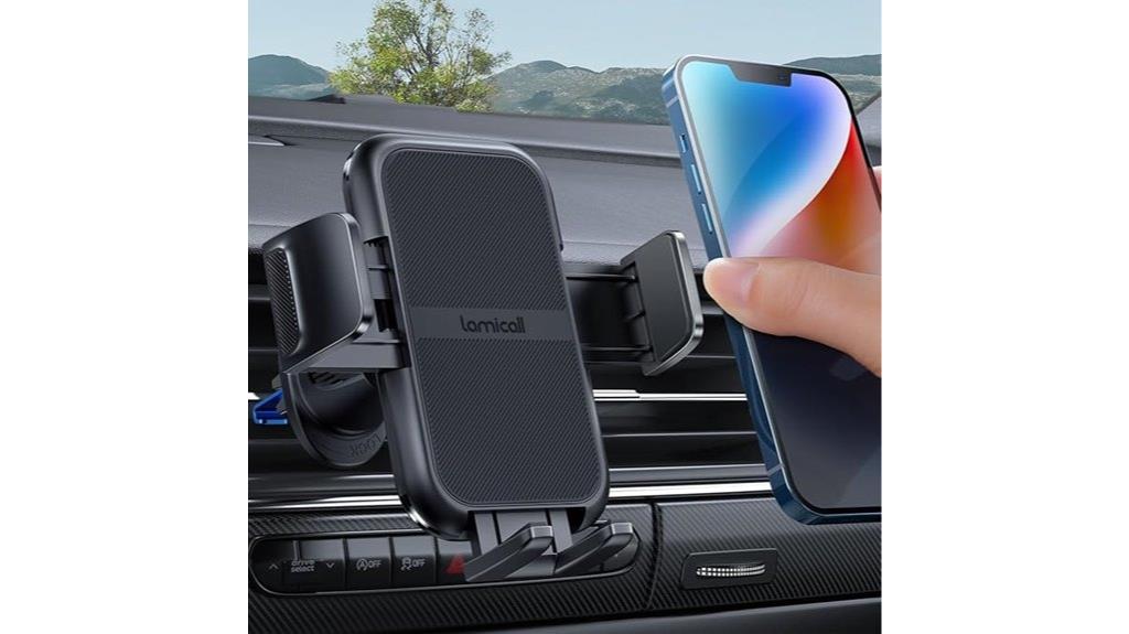wide clamp vent holder