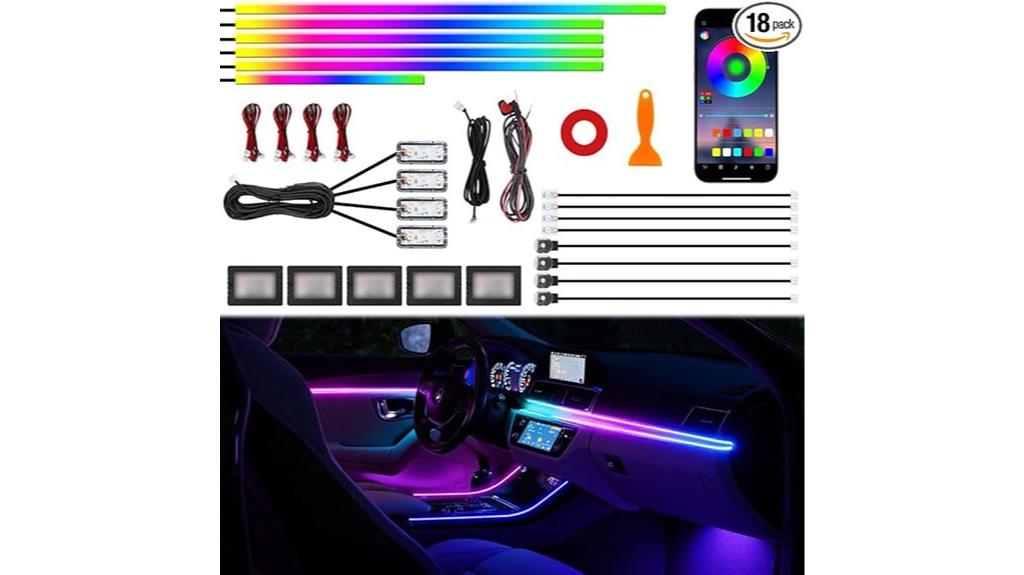 wireless acrylic interior lighting