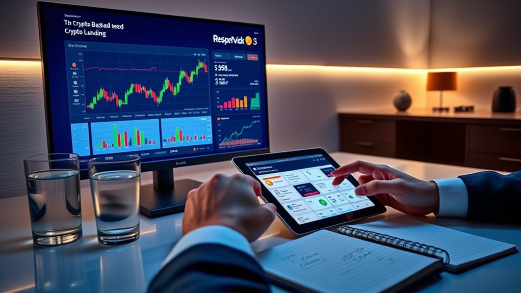 crypto collateral loan process