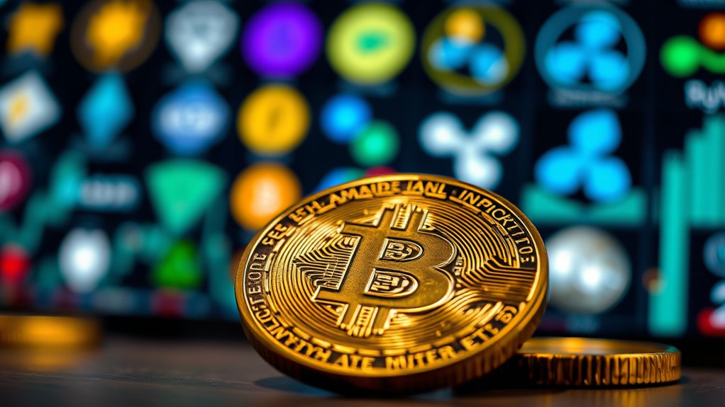 cryptocurrencies competing for dominance