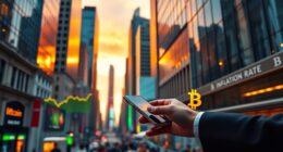 inflation cools bitcoin rises