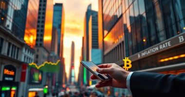 inflation cools bitcoin rises