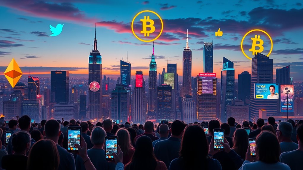 social media drives crypto trends