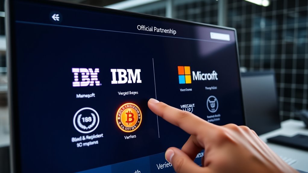 verify authentic partner collaborations