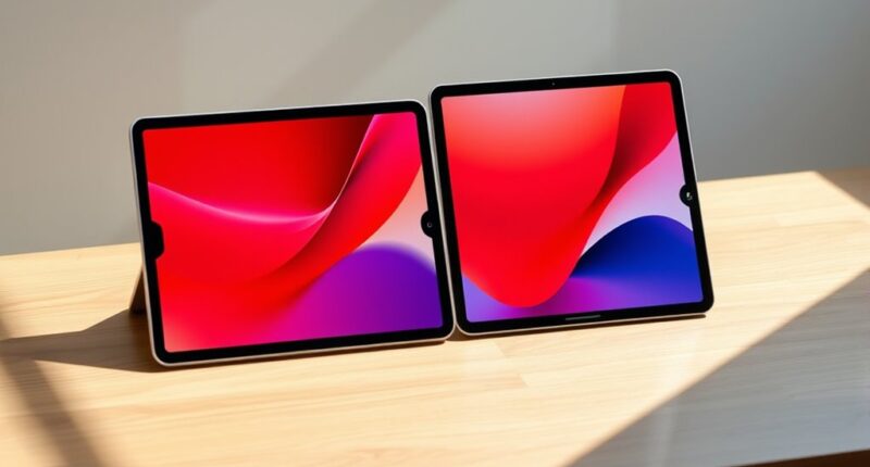 comparing ipad pro air