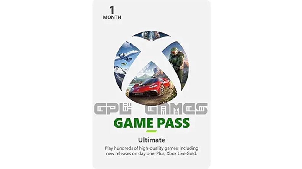 one month xbox membership gift