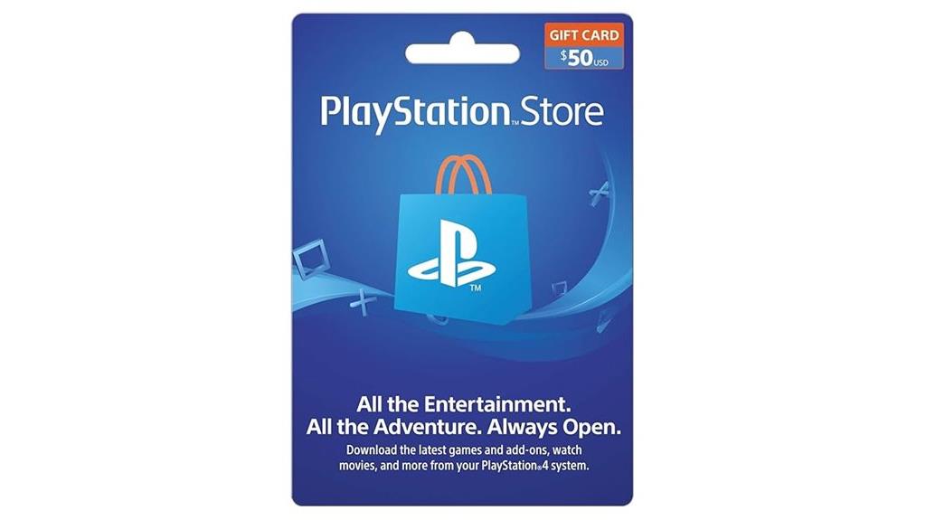 playstation 50 live card