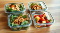top glass meal containers