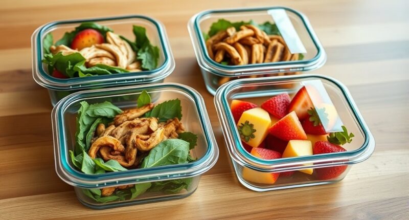 top glass meal containers