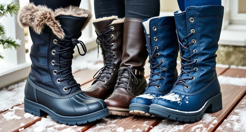top women s waterproof snow boots