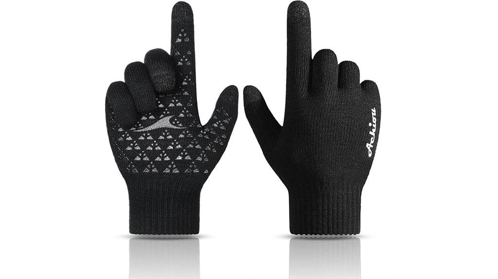 winter gloves with touch compatibility