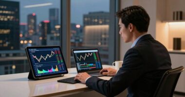 financial advisors discussing crypto
