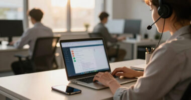 Customer service + BPO. The operational-scale displacement.